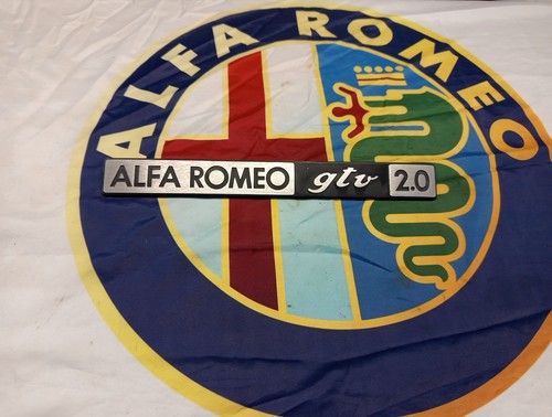 Cartel letras alfa romeo gtv - cartel,