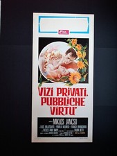 Locandina Originale - VIZI PRIVATI PUBBLICHE VIRTU' - 1976 - THERESE ANN SAVOY