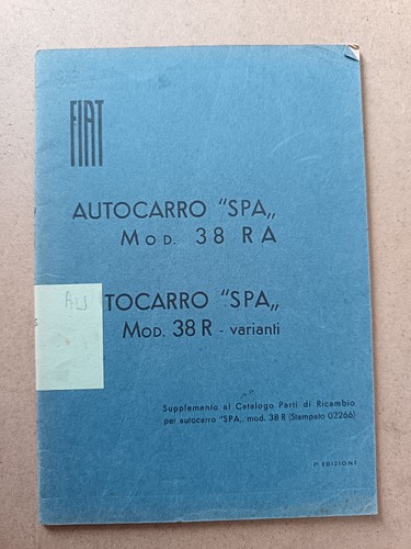 Catalogo supplemento parti - supplemento, di