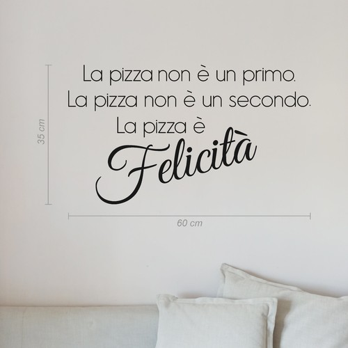 Adesivo murale pizzeria - adesivo,