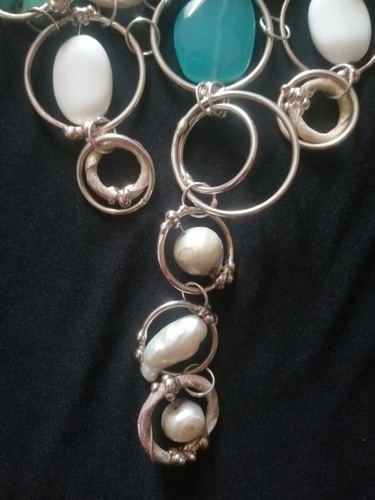 Collana composta cerchi - collana, da