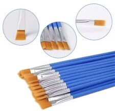 SET PENNELLI PITTURA 20pz MANICO IN LEGNO PITTURA DIPINGERE Arte