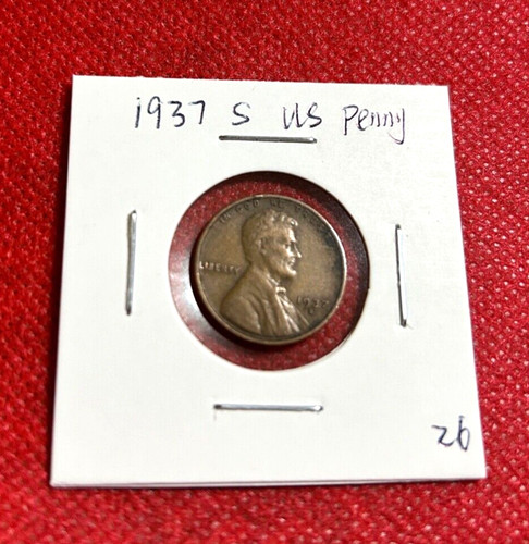 Moneta penny del 1937 - penny, us