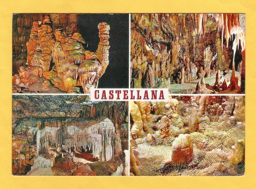 Cartolina grotte castellana - cartolina, di