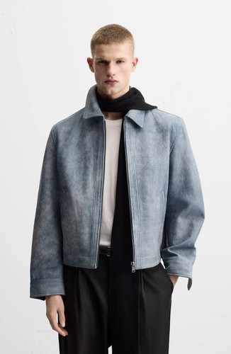 Zara giacca pelle - zara,