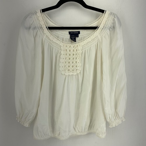 Top contadino boho - , bordo