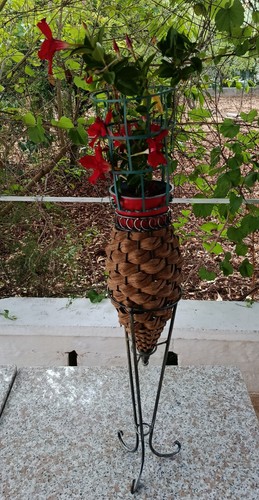 Vaso portafiori ferro - vaso, in