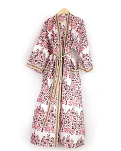 Kimono lungo sanganeri stampa - lungo,