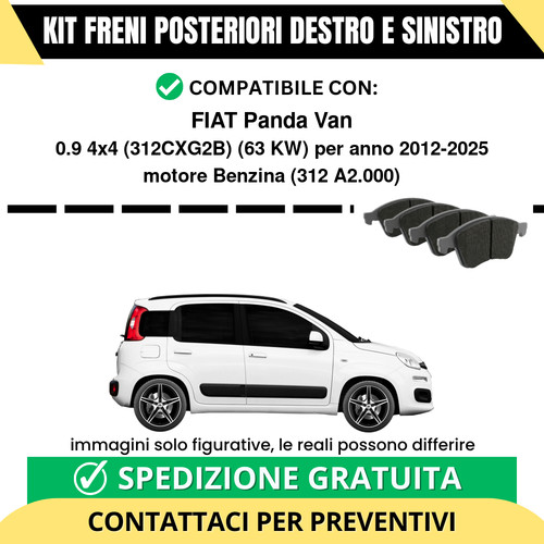Pastiglie freno posteriori - freno,