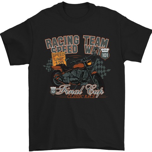 Speed way moto biker shirt - speed, t-shirt