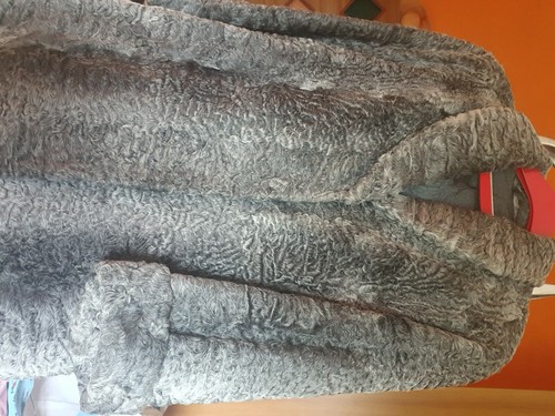 Pelliccia astrakan grigio - pelliccia,
