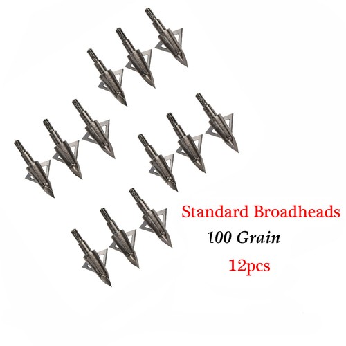 12x punte frecce larghe 3blade - punte,
