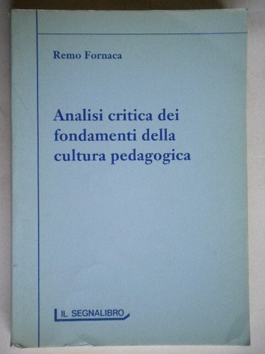 Analisi critica dei fondamenti