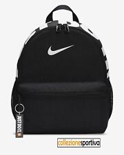 ZAINO MINI NIKE BRASILIA JDI - DR6091-010 col. nero/bianco