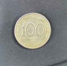 moneta 100 lire con delfino