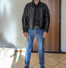 Dainese giubbotto in pelle moto Con Protezione Misura 52 SENZA SENZI DI USURA