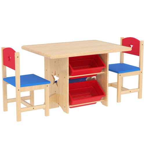 Set tavolo sedie per bambini - tavolo,