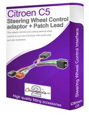 Citroen C5 Volante Controllo Cavo, Auto Stereo Gambo Adattatore di Interfaccia