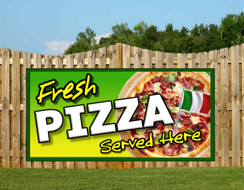 Banner pizza pvc - banner,