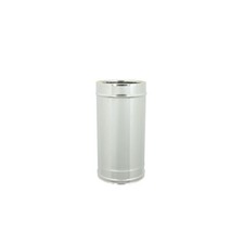 Tubo inox 130 180 500mm - inox, da