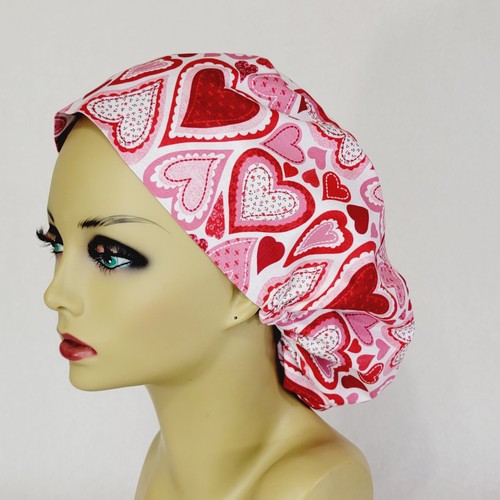 Cappello scrub donna cuori - scrub, donna,