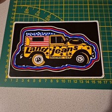 adesivo vintage STICKER kleber land rover land jeans originali usa