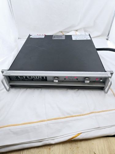 Crown macro tech 3600vz - crown, macro-tech