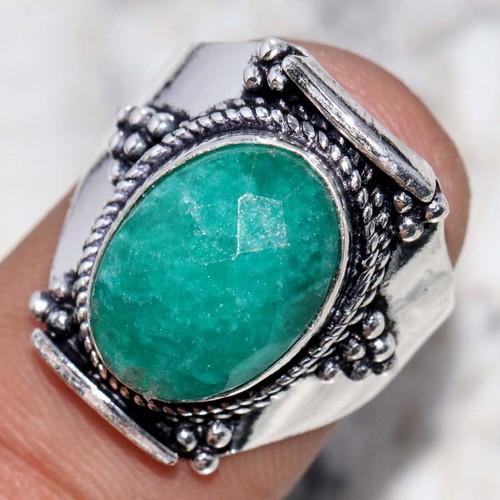 Anello smeraldo simulato - anello,