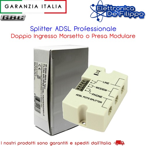 Splitter adsl professionale - adsl,