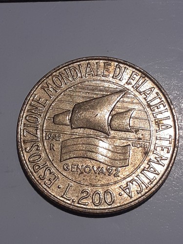 Moneta 200 lire genova - genova,