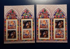 Francobolli Germania emissione congiunta Spagna 2 foglietti ** ○ 2001 