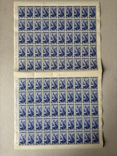 ITALIA FOGLIO DOPPIO INTERO  CENTESIMI 50 LA FUCINA NUOVO