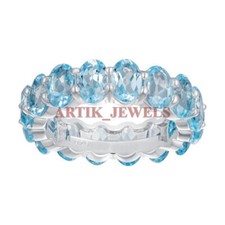 Naturale Topazio Blu Gemma Con