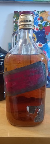 Bottiglia liquore vintage - bottiglia,