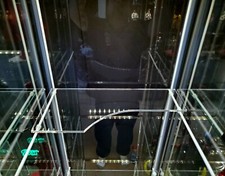 Mezzo ripiano acrilico taglio