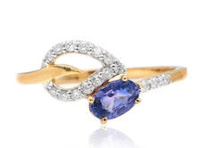 0.40ct Diamante Naturale 14k