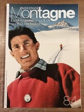 MERIDIANI MONTAGNE RIVISTA n°84 TRAVERSATA DELLE ALPI CON WALTER BONATTI + MAPPA