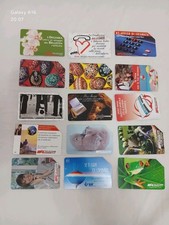 Set 15 schede telefoniche Sip Telecom Collection Card Vintage Anni 90/2000 #200