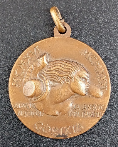 Medaglia bronzo gorizia - medaglia,