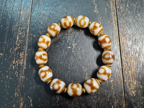 Bracciale vintage con - , perline