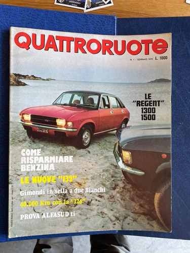 Rivista quattroruote gennaio - rivista,