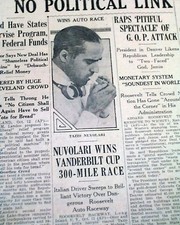 VANDERBILT CUP Automobile