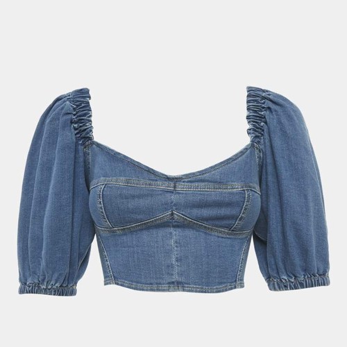 Elisabetta franchi denim - franchi, crop