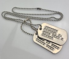 Targhetta cane militare