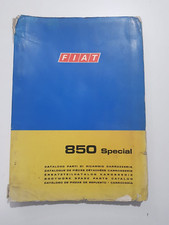 FIAT 850 SPECIAL CATALOGO PARTI DI RICAMBIO CARROZZERIA 2 ED. 1969 ORIG.