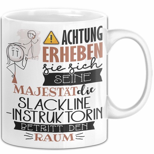 Tazza istruttrice slackline - istruttrice,