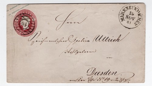 Markneukirchen sassonia 1861 - sassonia,