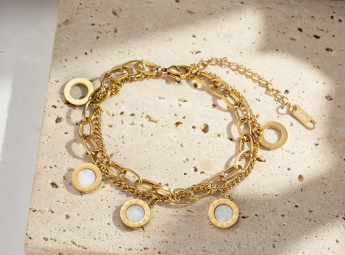Bracciale multifilo acciaio - in,