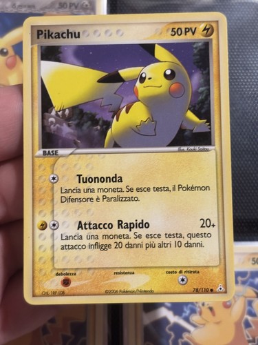 Pikachu 110 set - 78/110, ex