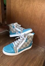 SNEAKERS BAMBINO/A GUCCI tg.31 Usate IN BUONO STATO Con Qualche Graffietto